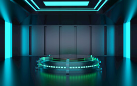 C4D模型炫酷风格电商立体场景
