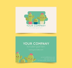 可爱仙人掌名片