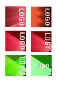 logo矢量渐变叠加背景图 