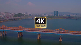 短视频素材跨海大桥上车流