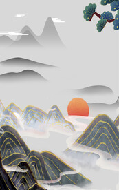 古典山水装饰画