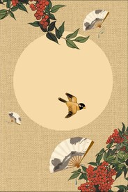 古典花鸟背景