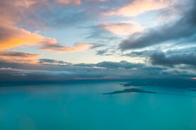 海边日出
