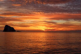 海边日落