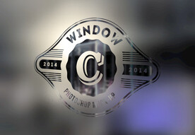 logo玻璃材质样机