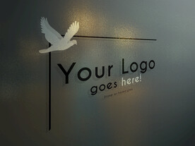 logo玻璃材质样机
