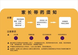 幼儿园带药须知