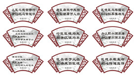 清廉医院扇形展板