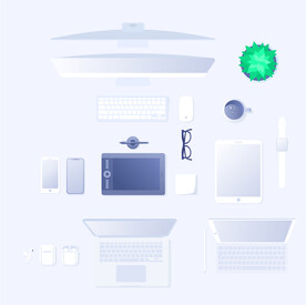 电子设备插画