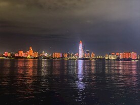 长江二桥夜景一