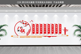 八礼四仪文化墙