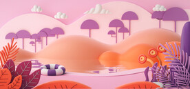 C4D创意电商场景