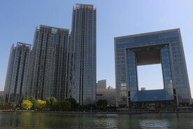 天津海河两岸的高楼