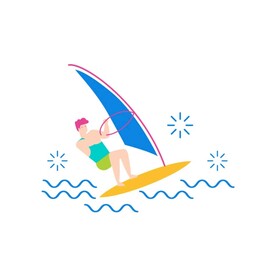 帆板运动员