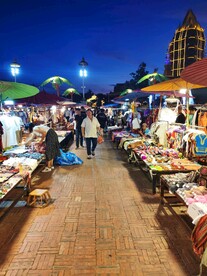 西双版纳的夜市