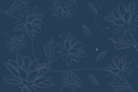 手绘鲜花背景