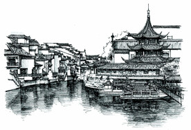 江畔美景