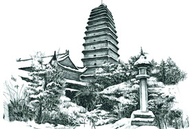 西安小雁塔