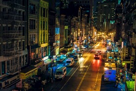 4K高清街道夜景壁纸