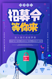 企业招聘会 招聘海报广告