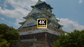 短视频素材寺庙天空云层