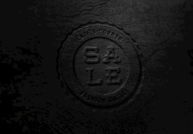 皮质深色凹凸立体样机
