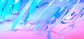 C4D炫彩几何场景模型