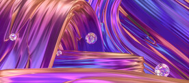 C4D炫彩几何场景模型