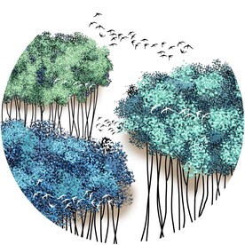 圆形装饰画