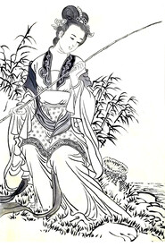 江滩仕女