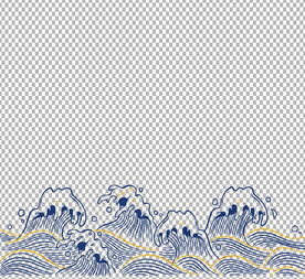 抽象海浪           