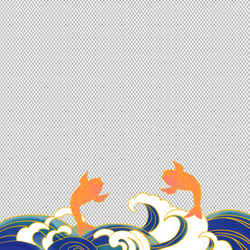 国潮浪花           