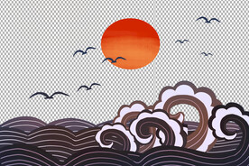 浪花             
