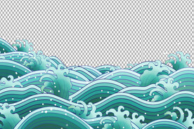 浪花             