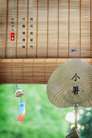简约大气窗帘小暑节气