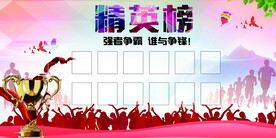 精英榜企业活动宣传海报素材