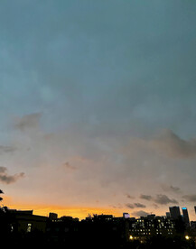 城市晚霞