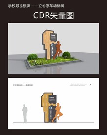 学校导视牌