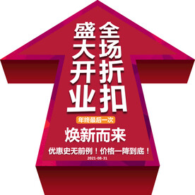 盛大开业促销活动宣传海报素材