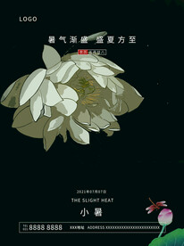 小暑海报 