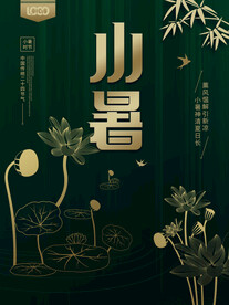 小暑海报