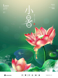 小暑海报 