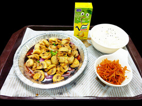 外卖套餐 黄油黑椒口蘑套餐