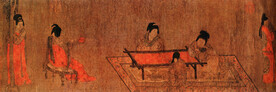唐代彩绘 