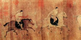 唐代彩绘  