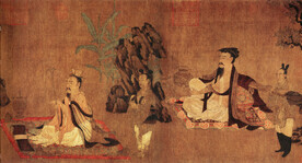唐代彩绘  