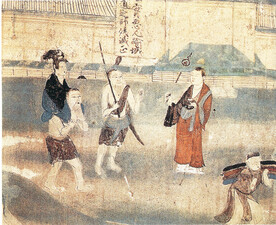 唐代彩绘  