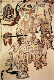 唐代彩绘 