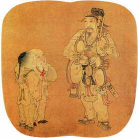 唐代彩绘  
