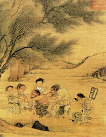 唐代彩绘 